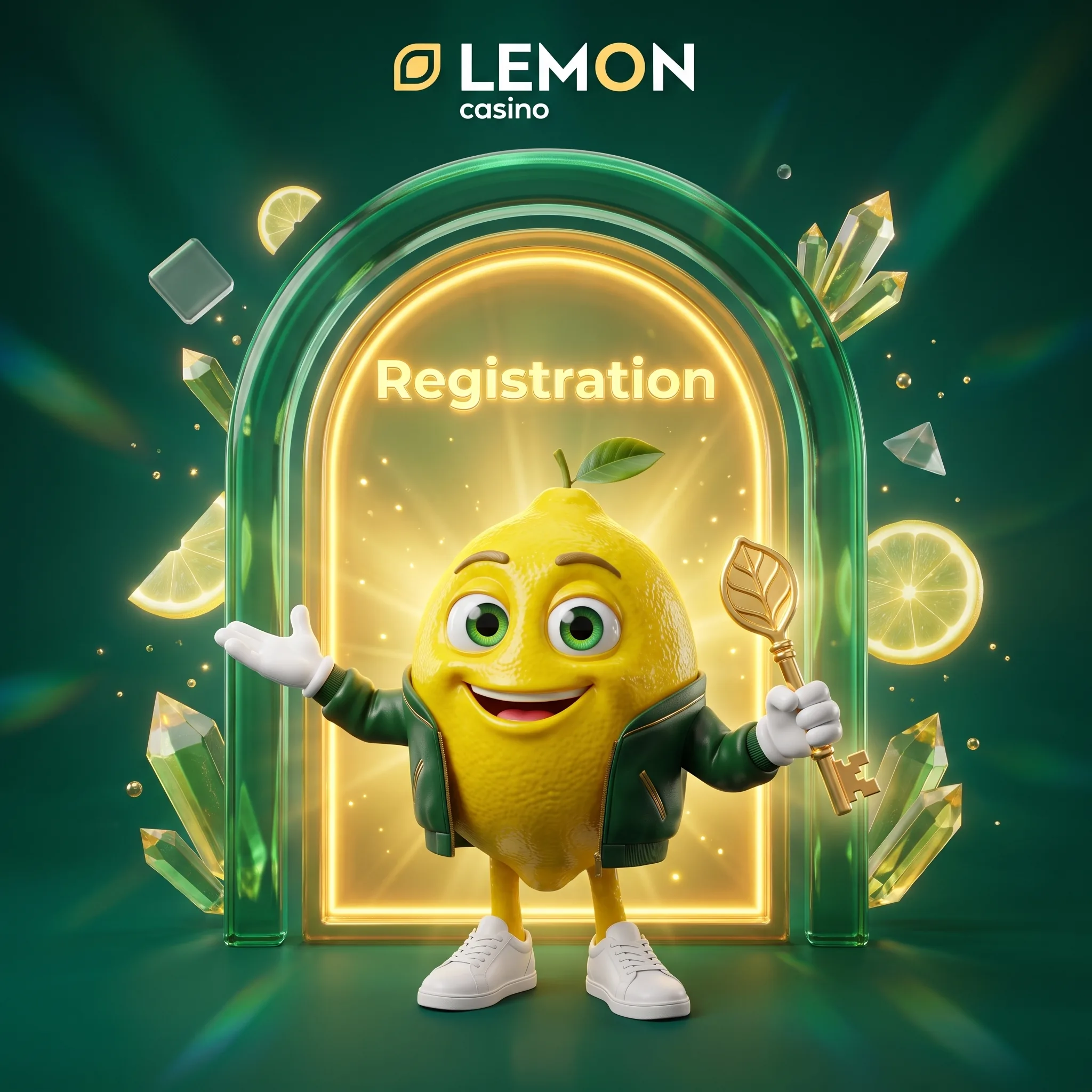 Brama rejestracji konta Lemon Casino